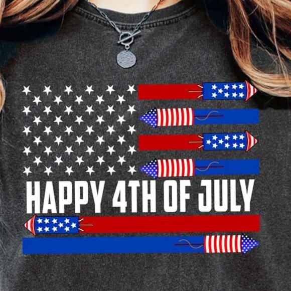 Happy 4th of July Tee Shirt, Fourth of July Shirts, Funny July 4th Shirts - Picture 2 of 4